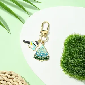 Birds Theme Alloy Enamel Pendant Decoration