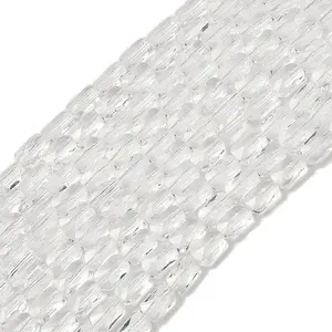 Transparent Glass Beads Strands