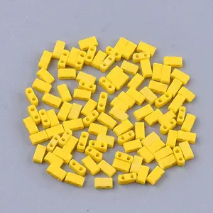 2-Hole Opaque Glass Seed Beads