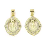 Brass with Cubic Zirconia Pendants
