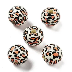 Wood European Beads