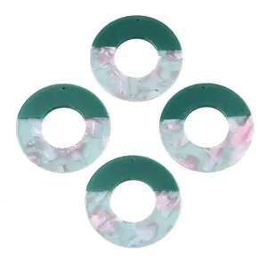 Translucent Cellulose Acetate(Resin) Pendants