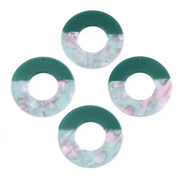 Translucent Cellulose Acetate(Resin) Pendants
