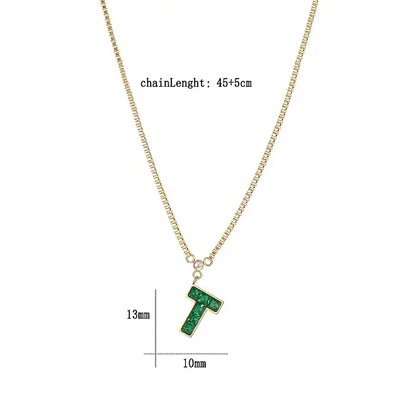 Cubic Zirconia Puzzle Pendant Necklaces
