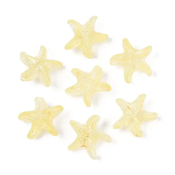 Frosted Glass Beads