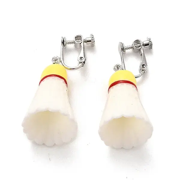 Resin Clip-on Earrings