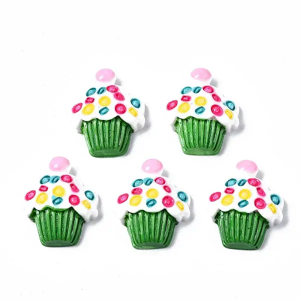 Spray Painted Resin Cabochons