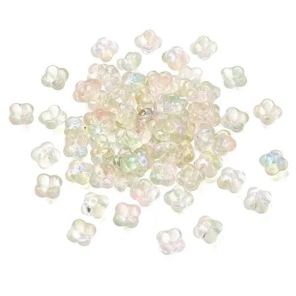 Electroplate Transparent Glass Beads