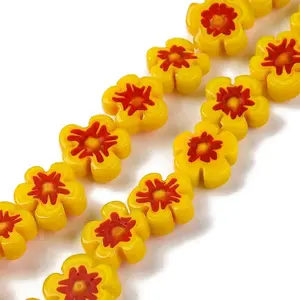 Handmade Millefiori Lampwork Beads Strands