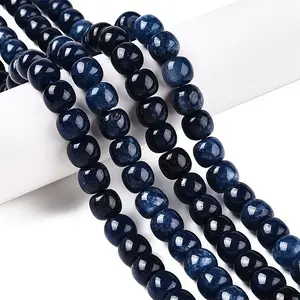 Dyed Natural White Jade Beads Strands