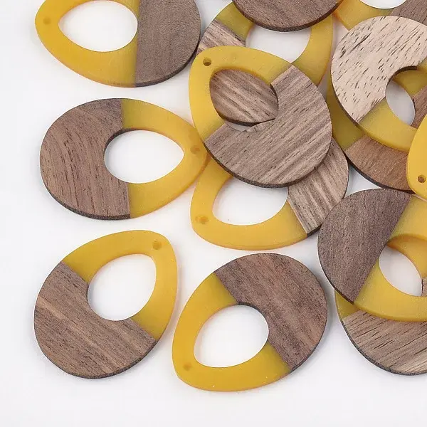 Resin & Wood Pendants