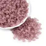 FGB Frosted Transparent Glass Seed Beads
