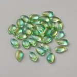 Gradient Color Transparent Glass Charms