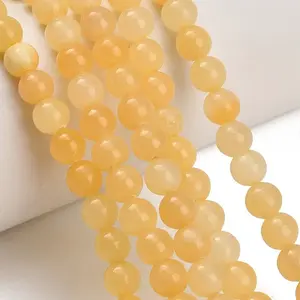 Natural Yellow Calcite Beads Strands