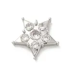 Brass Micro Pave Cubic Zirconia Pendants