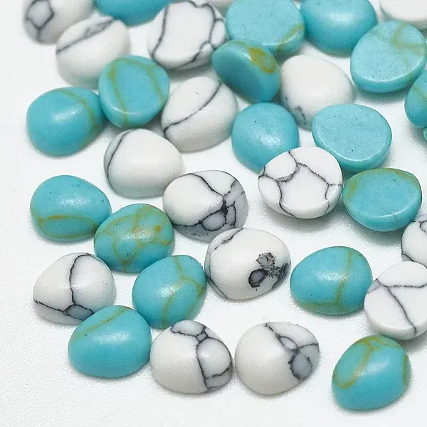 Synthetic Turquoise Cabochons