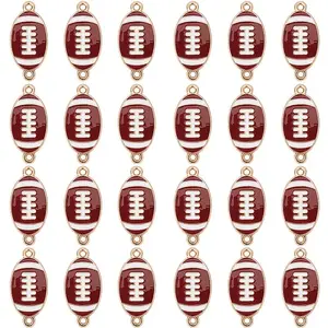 36Pcs Alloy Enamel Connector Charms