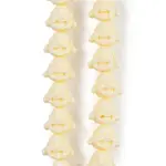 Synthetic Coral Carved Beads Strands
