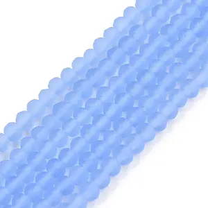 Transparent Glass Beads Strands