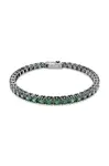 Swarovski  náramek dámský z kovu se  krystalem MATRIX