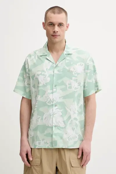Oakley pánska košeľa s lyocellom HIBISCUS BREEZE