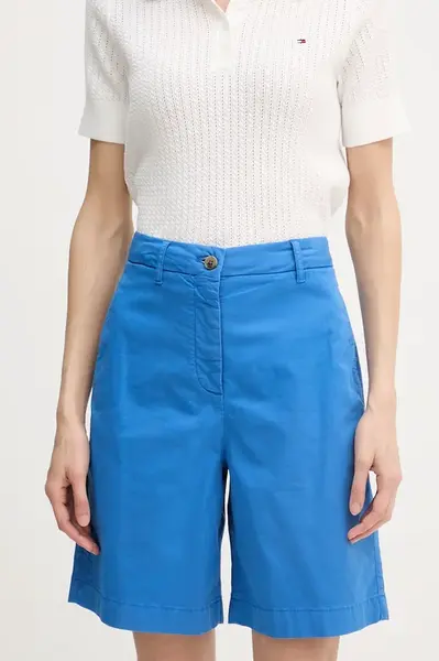 Tommy Hilfiger šortky chino dámske s bavlnou