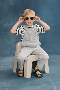 Liewood Detské rifle Liewood Delani Stripe Denim Dungarees