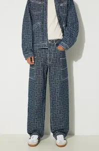 Kenzo Džíny Kenzo Cargo Monkey Fit Jeans Weave