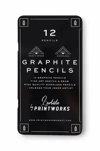Printworks Sada ceruziek v puzdre Printworks Graphite 12-pack