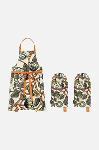 Bavlnená zástera a kuchynské rukavice Marimekko