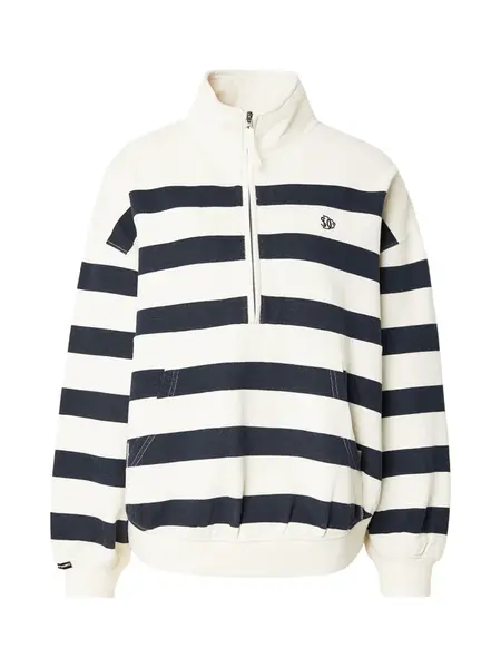 Superdry & Co Mikina 'STUDIOS'  námornícka modrá / biela