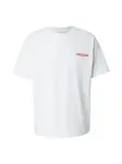 JACK & JONES Tričko 'JCOMINERAL'  červená / čierna / biela