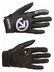 Meatfly bike rukavice Handler Black / White | Černá | Velikost M