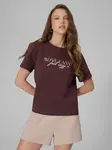 Dámské boxy tričko s potiskem 4f hnědá s