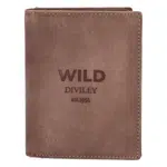 Pánská kožená peněženka taupe - WILD 1931