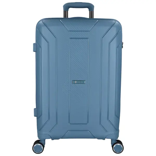 Cestovní plastový kufr modrý - Ormi Maroon L