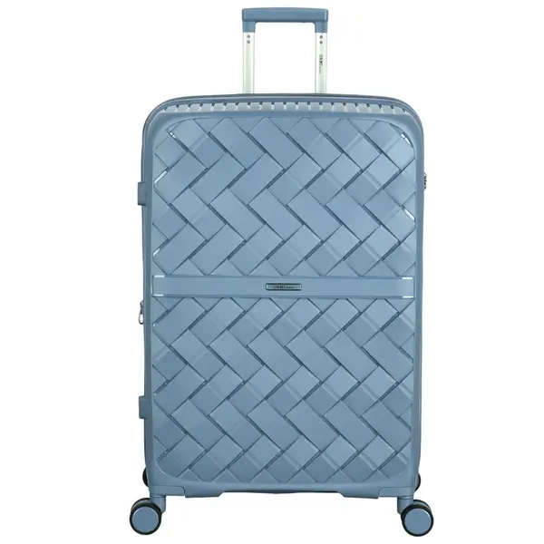 Cestovní plastový kufr džínově modrý - Ormi Ikar L