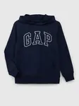 Čierna chlapčenská mikina s kapucňou GAP