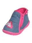 PLAYSHOES Papuče 'Einhorn'  modrá denim / tmavoružová