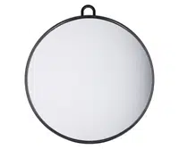 Kruhové zrcadlo Mila Technic - 28 cm, černé (NB00095, 0065310) + dárek zdarma