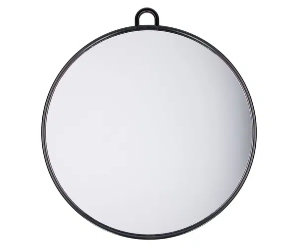 Kruhové zrcadlo Mila Technic - 28 cm, černé (NB00095, 0065310) + dárek zdarma