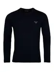 Emporio Armani Tričko  tmavomodrá / biela