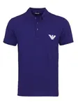 Emporio Armani Tričko  tmavomodrá / biela