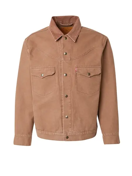 LEVI'S ® Prechodná bunda 'Western Shorthorn Trucker'  hnedá