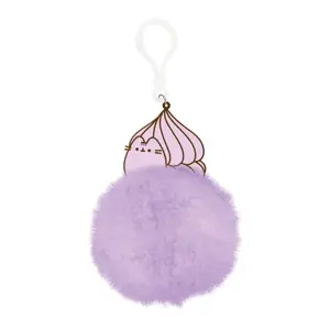 Pusheen pom pom klíčenka
