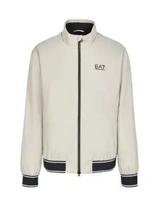 EA7 Emporio Armani Prechodná bunda  béžová / čierna