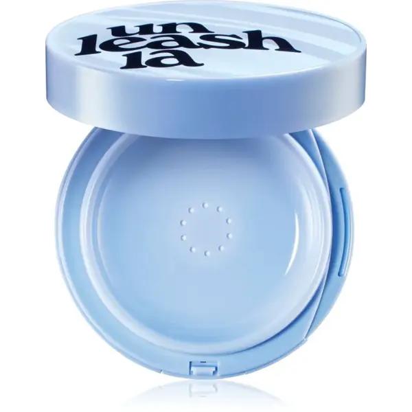 Unleashia Babe Skin Baby Blue Cushion dlouhotrvající make-up v houbičce SPF 40 odstín 21C Baby Cheek 15 g