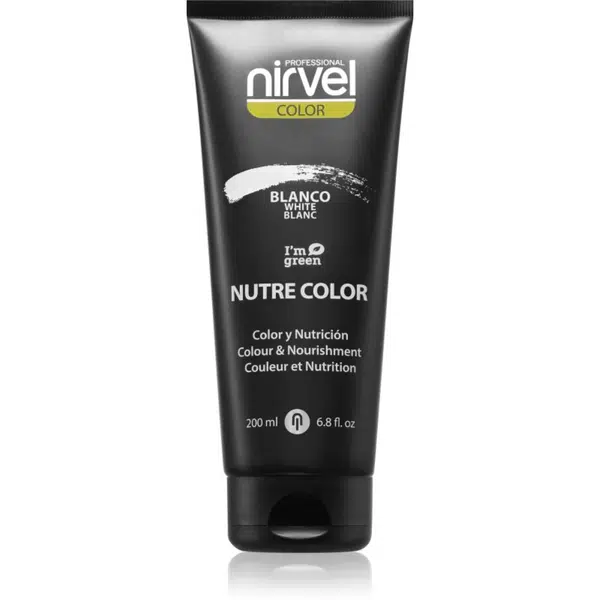 Nirvel Nutre Color vyživující tónovací maska na vlasy odstín Blanco 200 ml