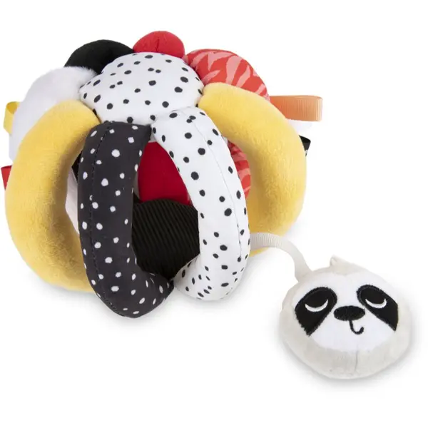 Canpol babies BabiesBoo Sensory Ball kontrastní pískací hračka s chrastítkem