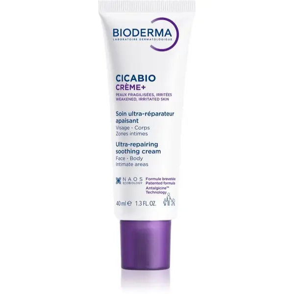 Bioderma Cicabio Créme+ zklidňující a obnovující péče k léčbě jizev 40 ml